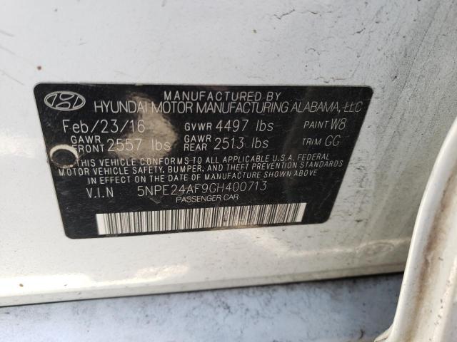 Photo 11 VIN: 5NPE24AF9GH400713 - HYUNDAI SONATA SE 