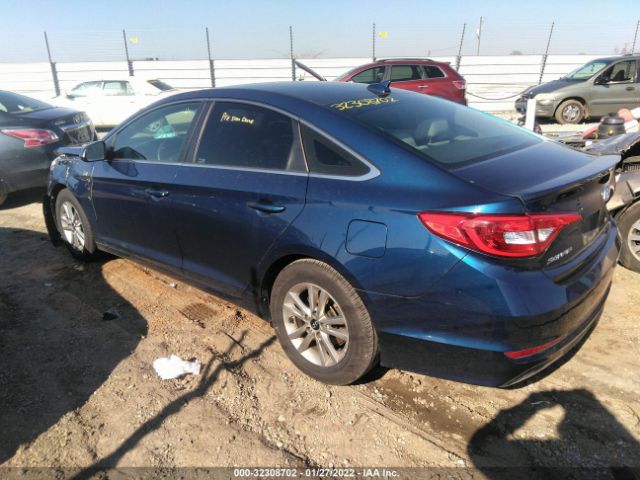 Photo 2 VIN: 5NPE24AF9GH400825 - HYUNDAI SONATA 