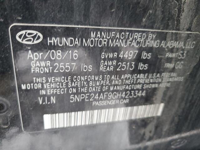 Photo 11 VIN: 5NPE24AF9GH423344 - HYUNDAI SONATA 