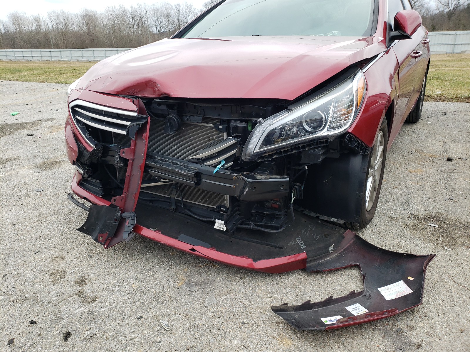 Photo 8 VIN: 5NPE24AF9GH434036 - HYUNDAI SONATA SE 