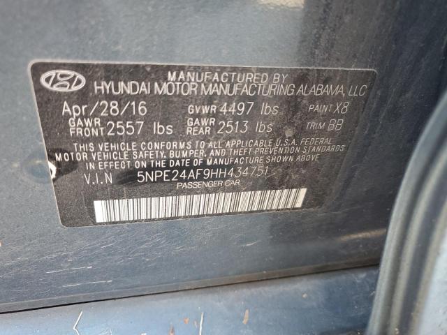 Photo 11 VIN: 5NPE24AF9HH434751 - HYUNDAI SONATA 