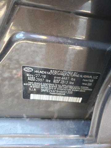 Photo 11 VIN: 5NPE24AF9HH451355 - HYUNDAI SONATA 