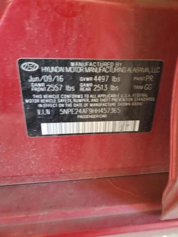 Photo 11 VIN: 5NPE24AF9HH457365 - HYUNDAI SONATA 