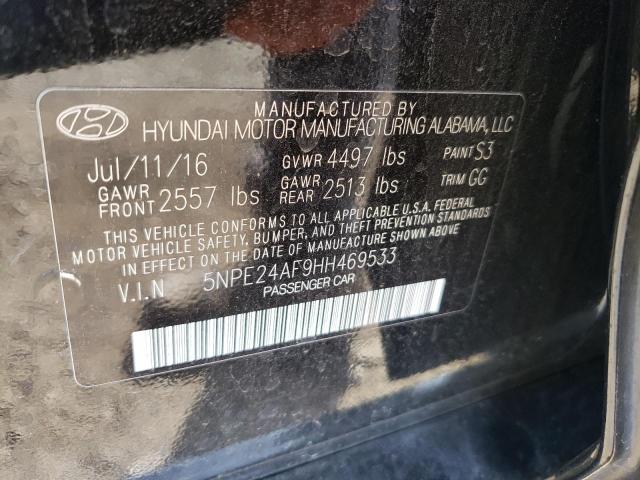 Photo 11 VIN: 5NPE24AF9HH469533 - HYUNDAI SONATA SE 