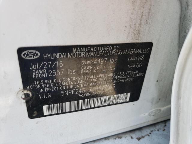 Photo 9 VIN: 5NPE24AF9HH477163 - HYUNDAI SONATA SE 