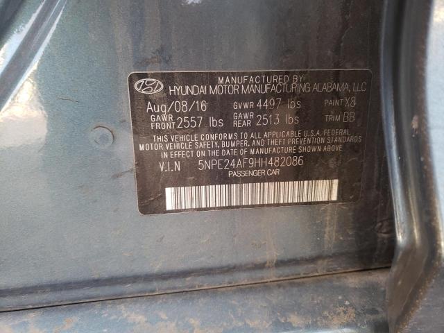 Photo 11 VIN: 5NPE24AF9HH482086 - HYUNDAI SONATA SE 