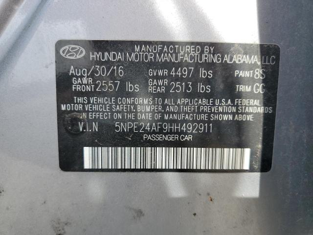 Photo 11 VIN: 5NPE24AF9HH492911 - HYUNDAI SONATA SE 