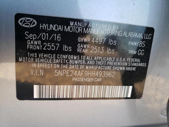 Photo 11 VIN: 5NPE24AF9HH493962 - HYUNDAI SONATA 