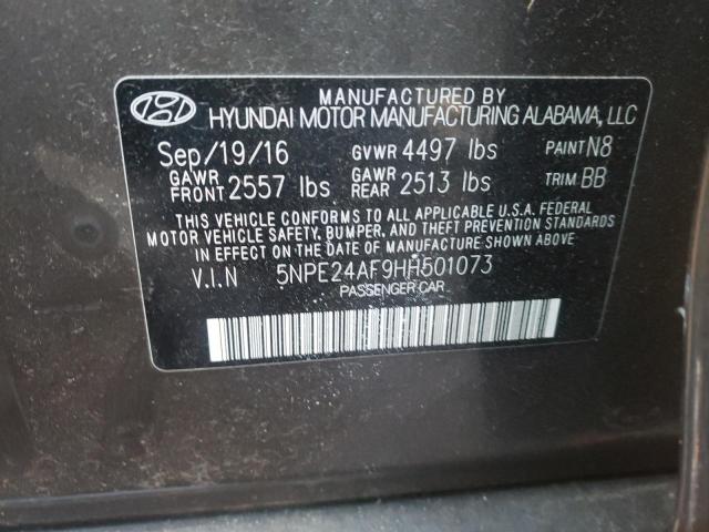 Photo 11 VIN: 5NPE24AF9HH501073 - HYUNDAI SONATA SE 