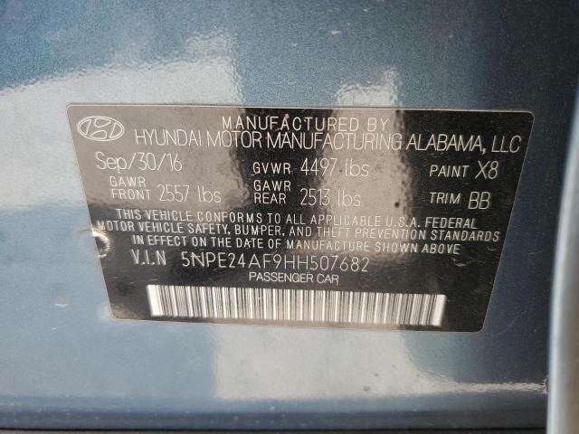 Photo 11 VIN: 5NPE24AF9HH507682 - HYUNDAI SONATA 