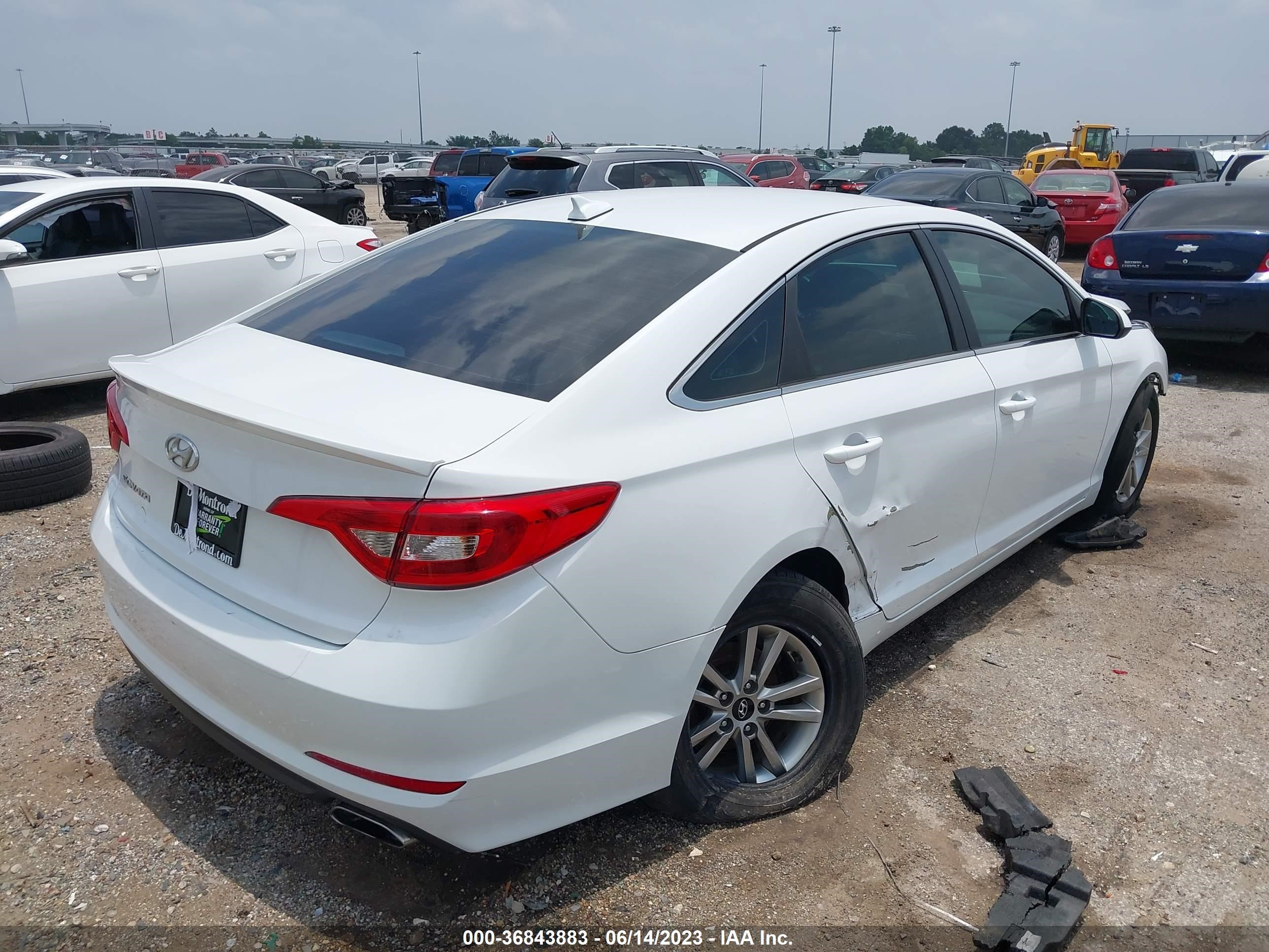 Photo 3 VIN: 5NPE24AF9HH511781 - HYUNDAI SONATA 