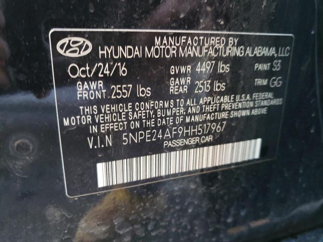 Photo 12 VIN: 5NPE24AF9HH517967 - HYUNDAI SONATA SE 