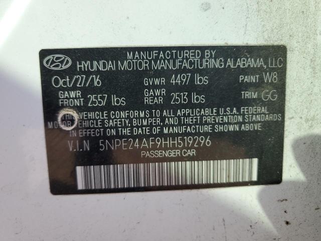 Photo 12 VIN: 5NPE24AF9HH519296 - HYUNDAI SONATA 