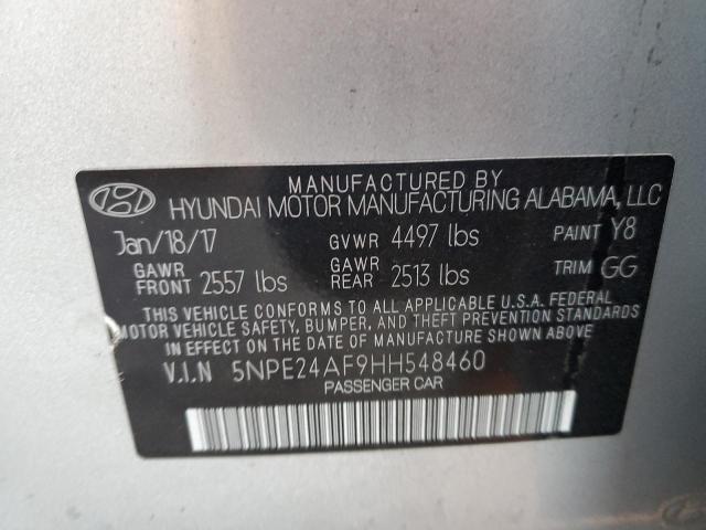 Photo 11 VIN: 5NPE24AF9HH548460 - HYUNDAI SONATA SE 