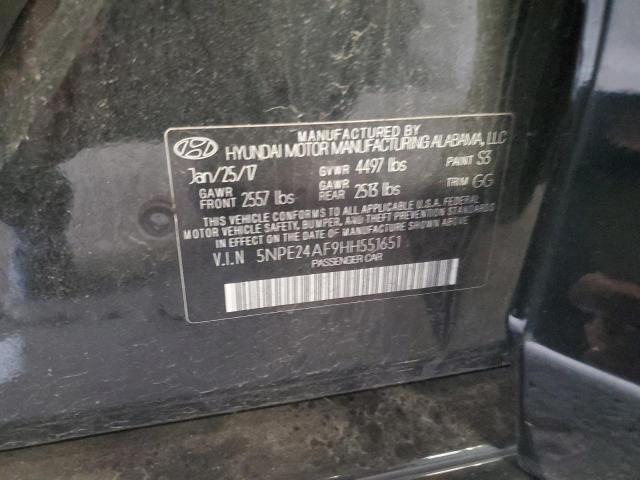 Photo 11 VIN: 5NPE24AF9HH551651 - HYUNDAI SONATA SE 