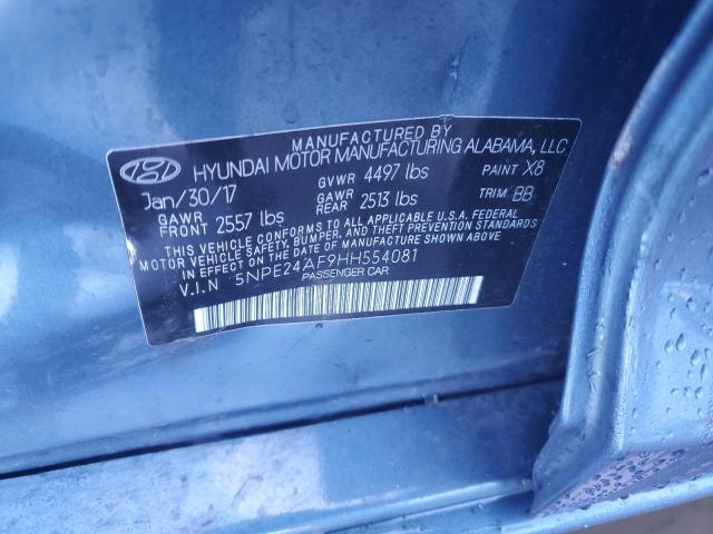 Photo 11 VIN: 5NPE24AF9HH554081 - HYUNDAI SONATA 