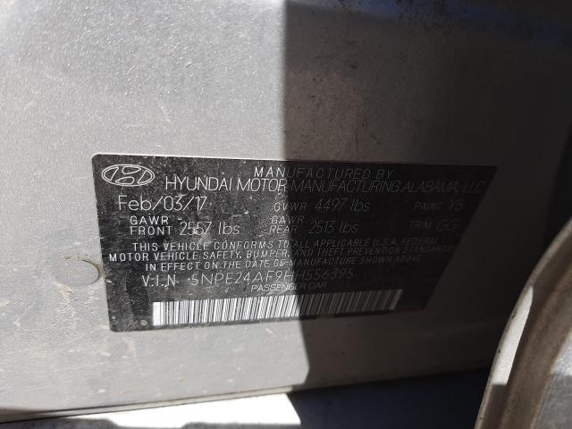 Photo 9 VIN: 5NPE24AF9HH556395 - HYUNDAI SONATA SE 