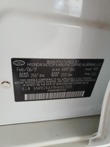 Photo 12 VIN: 5NPE24AF9HH557529 - HYUNDAI SONATA SE 