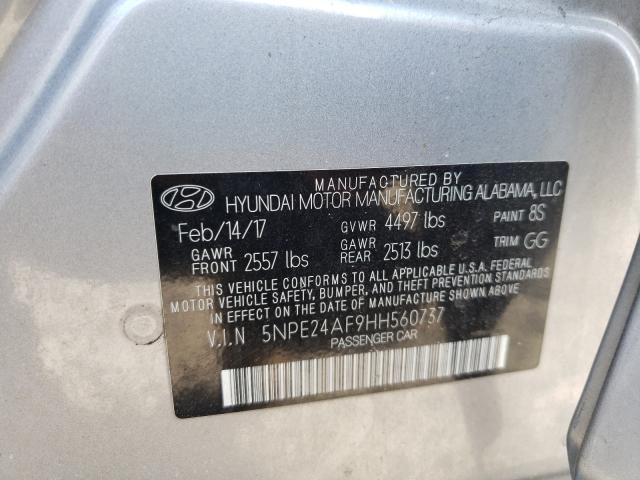 Photo 9 VIN: 5NPE24AF9HH560737 - HYUNDAI SONATA SE 