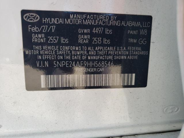 Photo 11 VIN: 5NPE24AF9HH568546 - HYUNDAI SONATA SE 