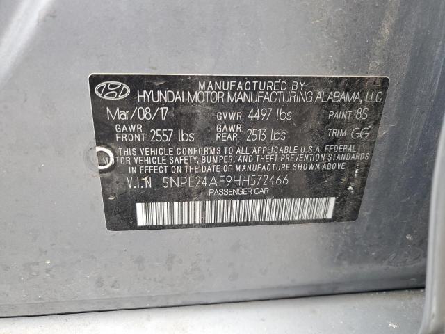 Photo 12 VIN: 5NPE24AF9HH572466 - HYUNDAI SONATA SE 