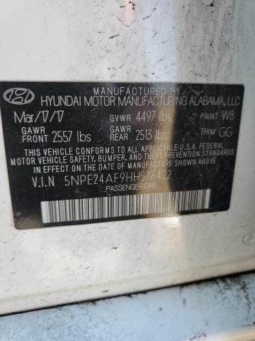 Photo 12 VIN: 5NPE24AF9HH576422 - HYUNDAI SONATA 