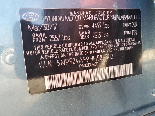 Photo 11 VIN: 5NPE24AF9HH583502 - HYUNDAI SONATA SE 