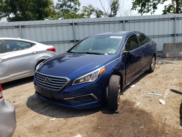 Photo 1 VIN: 5NPE24AF9HH586688 - HYUNDAI SONATA SE 