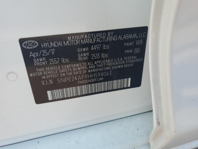 Photo 12 VIN: 5NPE24AF9HH594063 - HYUNDAI SONATA SE 