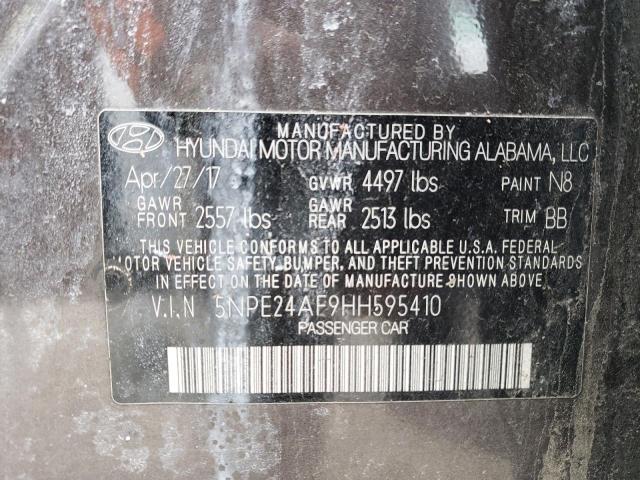 Photo 12 VIN: 5NPE24AF9HH595410 - HYUNDAI SONATA SE 