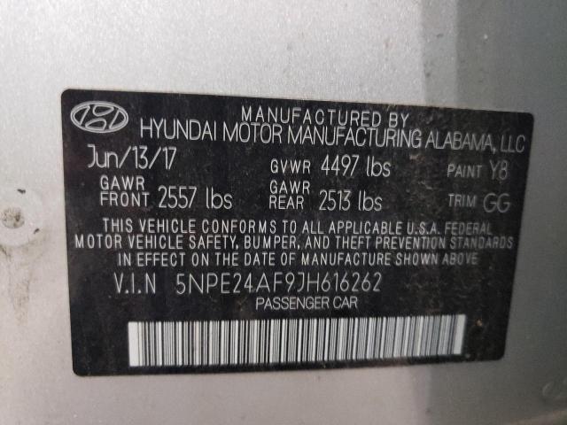 Photo 9 VIN: 5NPE24AF9JH616262 - HYUNDAI SONATA SE 