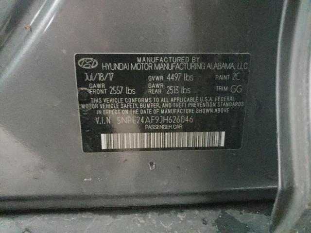 Photo 11 VIN: 5NPE24AF9JH626046 - HYUNDAI SONATA SE 