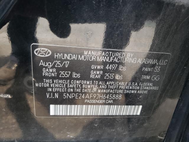 Photo 9 VIN: 5NPE24AF9JH645888 - HYUNDAI SONATA SE 