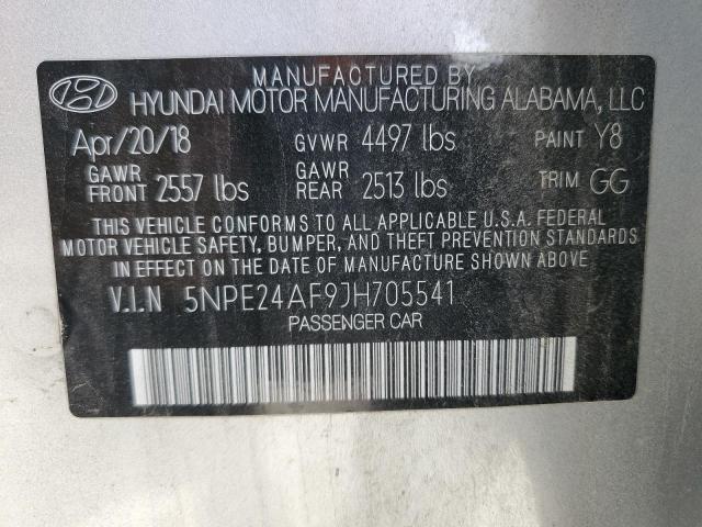 Photo 11 VIN: 5NPE24AF9JH705541 - HYUNDAI SONATA SE 