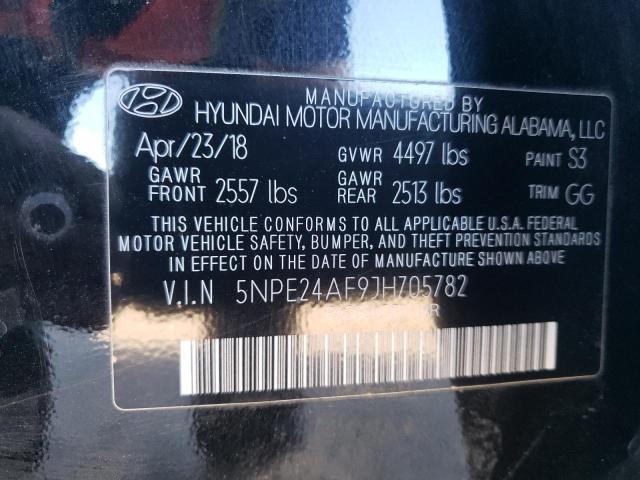 Photo 11 VIN: 5NPE24AF9JH705782 - HYUNDAI SONATA 