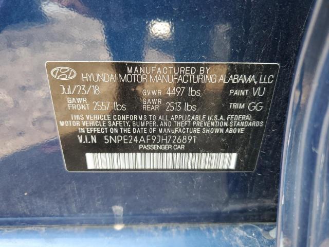 Photo 12 VIN: 5NPE24AF9JH726891 - HYUNDAI SONATA SE 