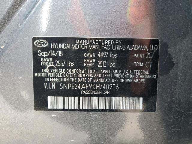 Photo 11 VIN: 5NPE24AF9KH740906 - HYUNDAI SONATA SE 