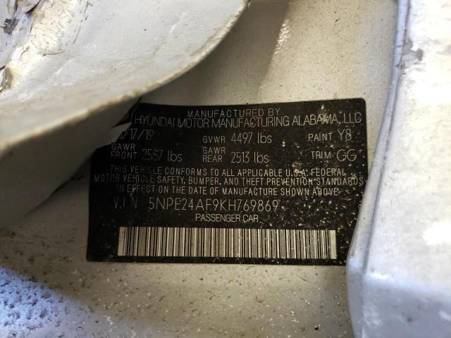 Photo 11 VIN: 5NPE24AF9KH769869 - HYUNDAI SONATA SE 