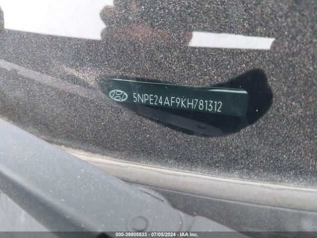 Photo 8 VIN: 5NPE24AF9KH781312 - HYUNDAI SONATA 