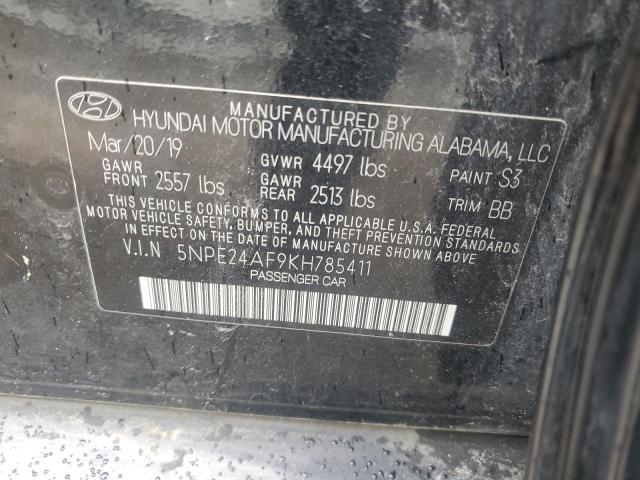 Photo 12 VIN: 5NPE24AF9KH785411 - HYUNDAI SONATA SE 