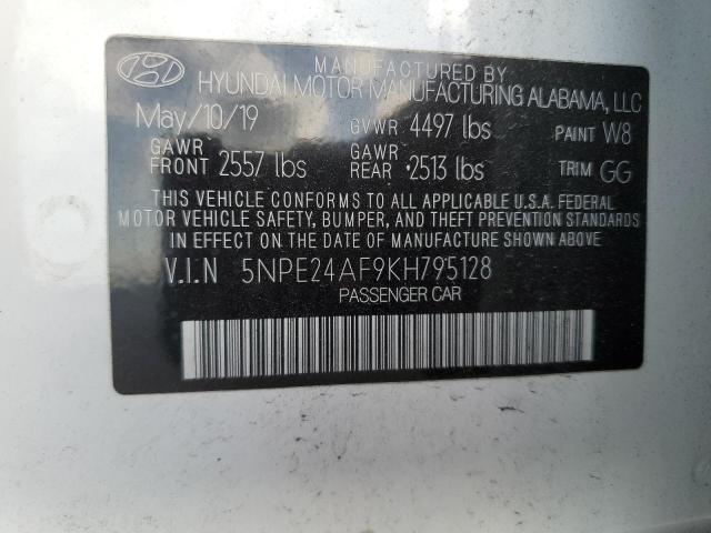 Photo 12 VIN: 5NPE24AF9KH795128 - HYUNDAI SONATA SE 