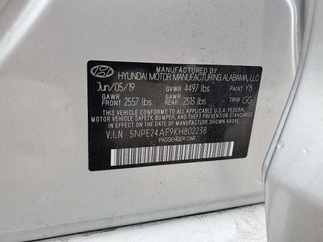 Photo 11 VIN: 5NPE24AF9KH802238 - HYUNDAI SONATA SE 