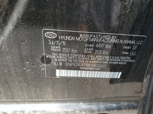 Photo 9 VIN: 5NPE24AF9KH812655 - HYUNDAI SONATA SE 