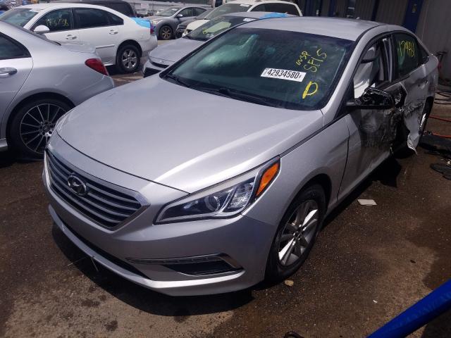 Photo 1 VIN: 5NPE24AFXFH001663 - HYUNDAI SONATA SE 