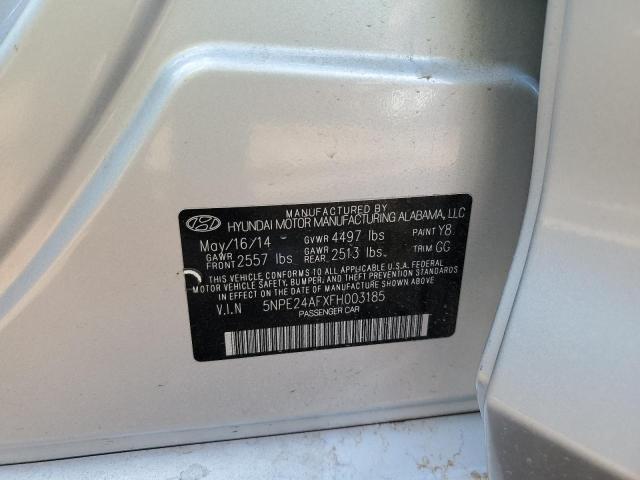 Photo 11 VIN: 5NPE24AFXFH003185 - HYUNDAI SONATA SE 