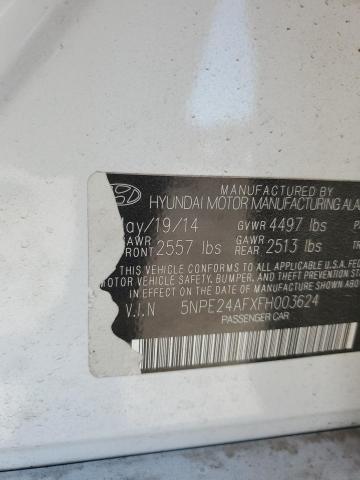 Photo 11 VIN: 5NPE24AFXFH003624 - HYUNDAI SONATA SE 