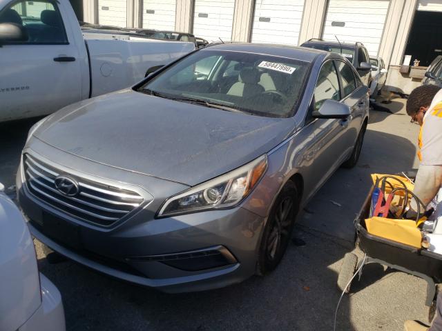 Photo 1 VIN: 5NPE24AFXFH016826 - HYUNDAI SONATA SE 