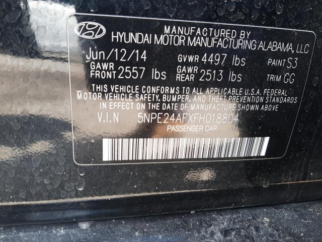 Photo 12 VIN: 5NPE24AFXFH018804 - HYUNDAI SONATA SE 