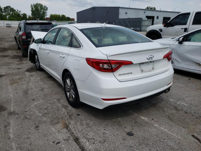 Photo 2 VIN: 5NPE24AFXFH023615 - HYUNDAI SONATA SE 