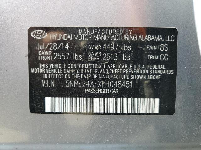 Photo 11 VIN: 5NPE24AFXFH048451 - HYUNDAI SONATA 